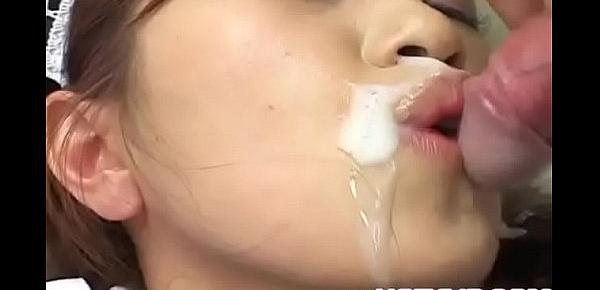  Marin Hoshino fucked and made to swallow jizz - More at hotajp com